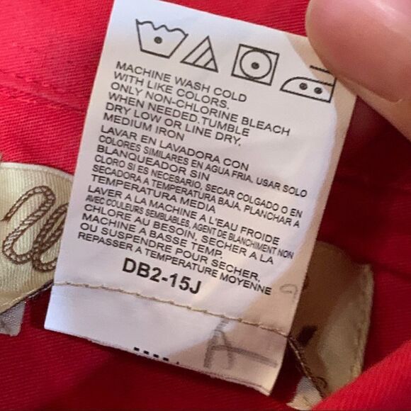 Wrangler 20X Mens red long sleeve button down‎ - Picture 9 of 9